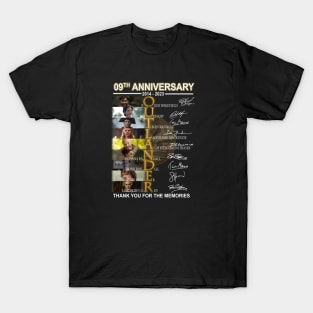 08 Years 2022 Outlander Anniversary Thank You For The Memories Film T-Shirt